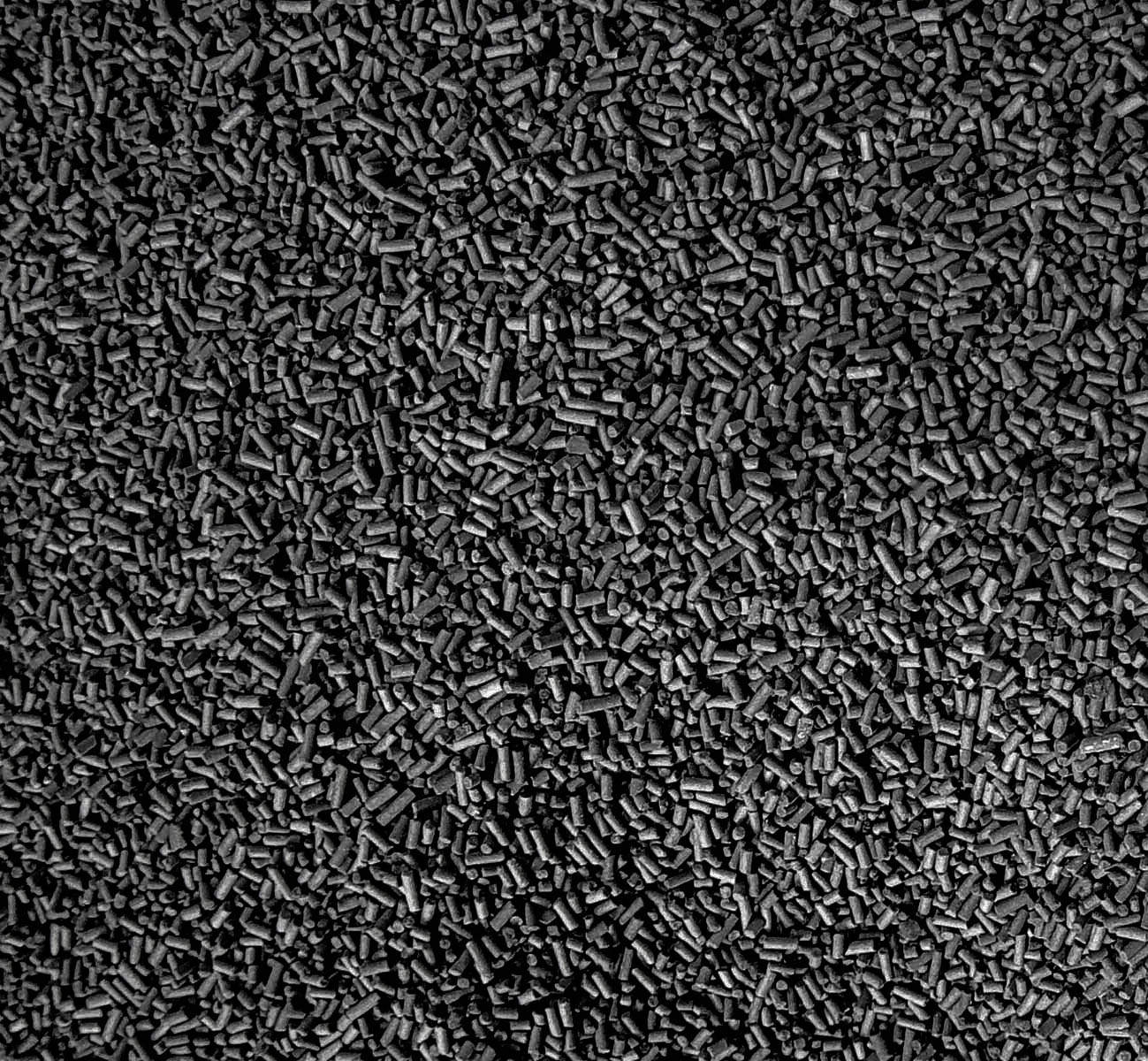 Aktivkohle-Pellets für einen Aktivkohlefilter zur Abluftreinigung eines Abfallverwertungsbetriebes