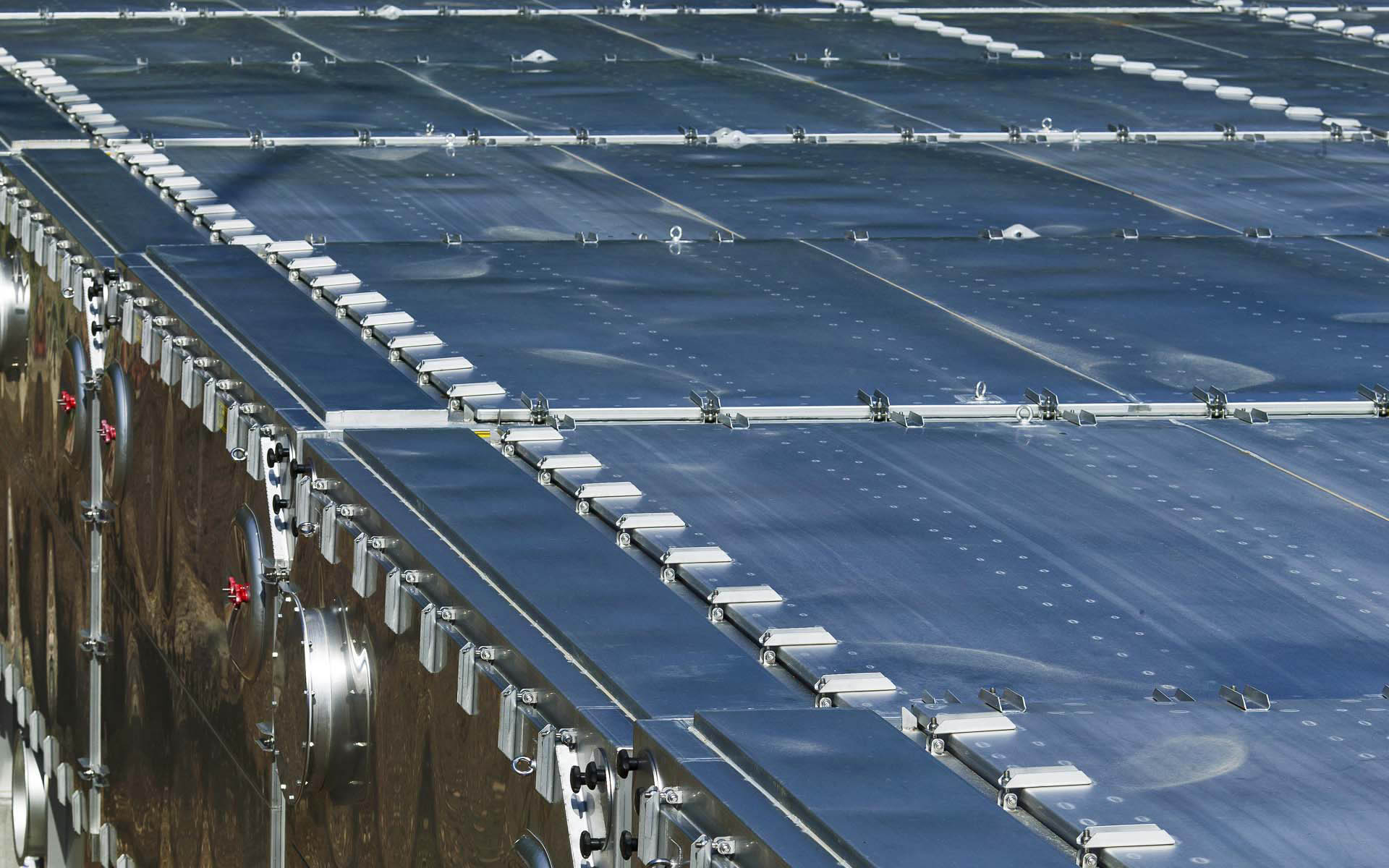 Biofilter in Edelstahl-Container-Bauweise zur Geruchsbeseitigung in einer Tierkörperverwertung, Oberösterreich